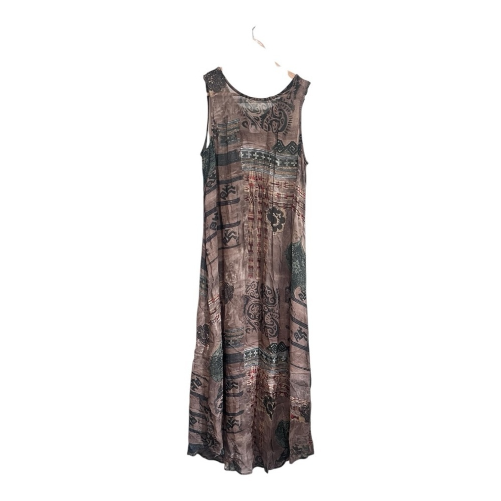 Carole little size 10 Elegant Sleeveless Brown Dress